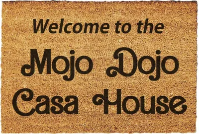 Produktbild von Giftstory Fußmatte Kokos MOJO DOJO CASA HOUSE-BARBIE - Geschenk -Fussmatten Haustür, :türmatte, fußmatte, fussmatte, schmutzfangmatte, fussmatte innen