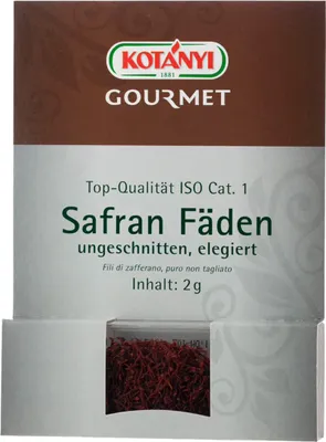 Obrázok produktu pre Kotanyi Gourmet šafranové nite korenie nekrájané elegantné 2g