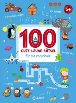 Obrázek produktu pro 100 Gute-Laune-Rätsel für die Vorschule