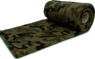 Obrázok produktu pre Potlačená fleecová tkanina 200 g/m², kamuflážny vzor 50 x 155 cm