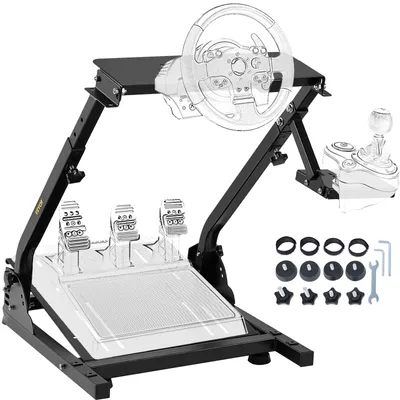 Produktbild von VEVOR G29 Lenkradständer für Logitech G27 G25 G29 und G920 Lenkrad mit V2 Support Spiel Support Nur Rad Unterstützung und Pedal Nicht Enthalten