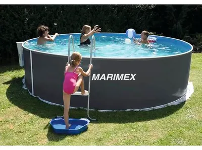 Obrázok produktu pre MARIMEX Orlando Bazén 4,57 x 1,07 m so skimmerom, sivý MARIMEX 10303044