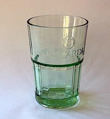 Image de Verres Mojito Bacardi, lot de 6, couleur verte, 35 cl, neufs et officiellement licenciés