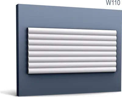 Produktbild von 3D Wandpaneel Orac Decor W110 MODERN HILL Wandpaneel Zierlement modernes Design weiß 2 m