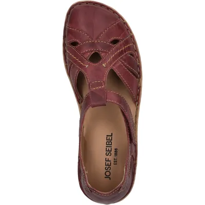 Produktbild von Josef Seibel Damen Ballerina aus Leder mit T-Spange 79529-95 Rosalie 29, Größe:41 EU, Farbe:Rot