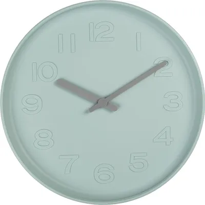 Produktbild von Clayre & Eef Wanduhr Ø 32x4 cm Blau Kunststoff