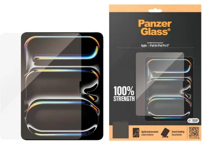 Immagine prodotto di Vetro temperato Panzerglass Ultra-Wide Fit per Ipad Air 12.9 2024 / Ipad Pro 2024 12.9