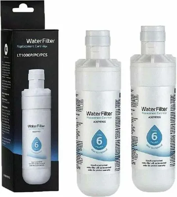 Produktbild von 2 Stück LT1000P Kühlschrank-Wasserfilter, Ersatz für LT1000P/PC/PCS, MDJ64844601, ADQ74793501, ADQ7479350