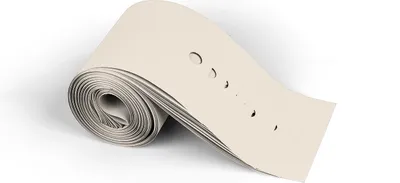 Produktbild von ERSATZLAMELLEN 9 FARBEN 250 CM LANG INDIVIDUELL KÜRZBAR LAMELLENVORHANG (Sand / Creme 10er Set)