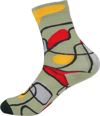 Produktbild von Musthaves - Socks / Socken Uni - Einheitsgröße Gr. 38 -45 - Abstrakte Kunst, grün