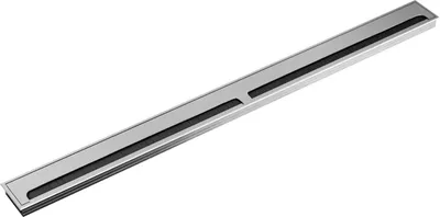 Produktbild von ONPIRA® Premium Kabeldurchführung Alu Schreibtisch Kabeldurchlass Kabel Auslass Silber / 80x1000mm
