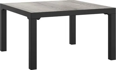 Produktbild von vidaXL Garten-Couchtisch Grau 55x55x31 cm DPC und Stahl