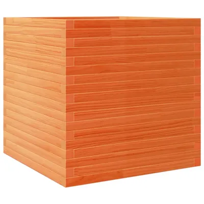 Produktbild von vidaXL Pflanzkübel Wachsbraun 70x70x68,5 cm Massivholz Kiefer
