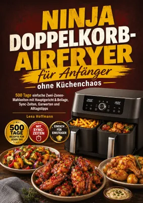 Produktbild von Ninja Doppelkorb-Airfryer für Anfänger ohne Küchenchaos