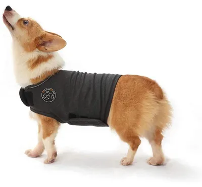 Produktbild von Hundemantel zur Angstlinderung Medium Grau