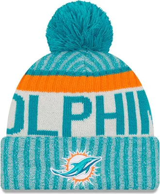 Produktbild von New Era NFL SIDELINE Winter Bobble Mütze - Miami Dolphins