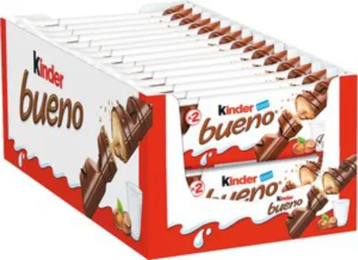 Produktbild von Ferrero kinder Bueno 2er Riegel im 30er Big-Pack (30 x 2 Riegel)