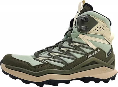 Immagine prodotto di Scarpe sportive da donna Lowa Maddox Pro GTX MID, scarpe da outdoor, scarpe da trekking, colore verde, ideali per l'escursionismo