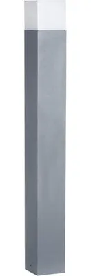 Image de Borne Extérieure Grise Foncée 80cm pour Ampoule E27