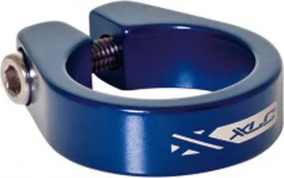 Produktbild von XLC PC-B05 Sattelstütz-Klemmring Ø 34,9mm, Alu, mit Innensechskant, blau