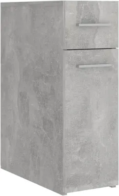 Produktbild von Apothekerschrank in Betongrau, 20 x 45,5 x 60 cm aus Holzwerkstoff