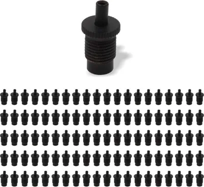 Produktbild von 100x Drahtseilhalter / Gripper 15, M10 x 1 Außengewinde, für Drahtseil Ø 1,0 - 1,5 mm | schwarz