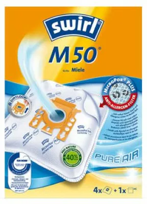 Immagine prodotto di Swirl M50 4 sacchi microfibra aspirapolvere Miele Serie S Active S300 S500 S700