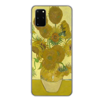 Produktbild von MuchoWow® Handyhülle Schutzhülle Hülle für Samsung Galaxy S20 Plus Sonnenblumen - Vincent van Gogh Silikon Softcase Handy Hülle - Hartschale