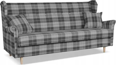 Produktbild von Family Meble Couch Felda Schlafsofa Schlafcouch mit Bettkasten Freistehendes Lounge Sofa Bequem zum Entspannen Wohnzimmer Wartezimmer Grau