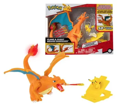 Produktbild von Bandai Spielfigur Pokémon - Glurak gegen Pikachu