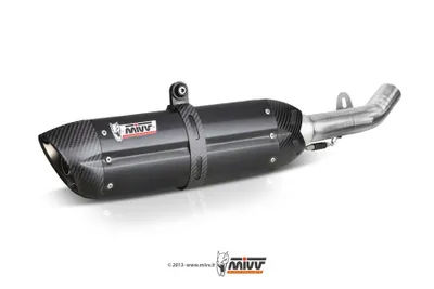 Image de Slip-on MIVV silencieux d'échappement noir pour HONDA CBR 600 RR