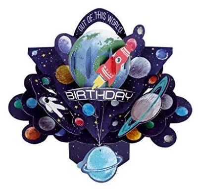 Produktbild von 3D Pop Up Grußkarte Geburtstag Original Second Nature, Raumdesign, Karten