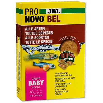 Immagine prodotto di JBL Pronovo Bel Grano Baby 3x10ml - mangime in polvere per pesci giovani JBL