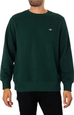 Produktbild von GANT Reguläres Shield-Sweatshirt, Grün XL