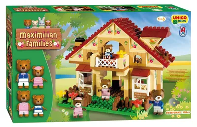 Produktbild von Unico Bausteine Haus Maximilian Families 155-teilig Spielset