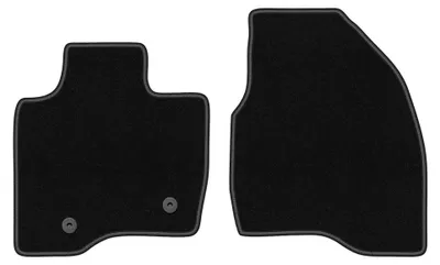 Produktbild von Velours-Fußmatten Vorne für Ford Explorer MK5 2010-2019 (SUV) – 2-tlg, Schwarz, passgenau – Wielganizator BASIC