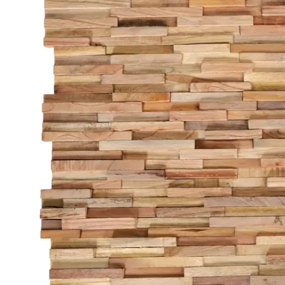 Immagine prodotto di Pannelli per Pareti 10 pz 1,08 m² in Legno Massello di Teak