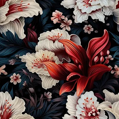 Image de OUTDOOR DEKOSTOFFE OXFORD - Motiv Blumen I DX5257
