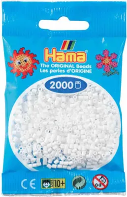 Produktbild von HAMA MINI 50101 Perlen Weiß 2000