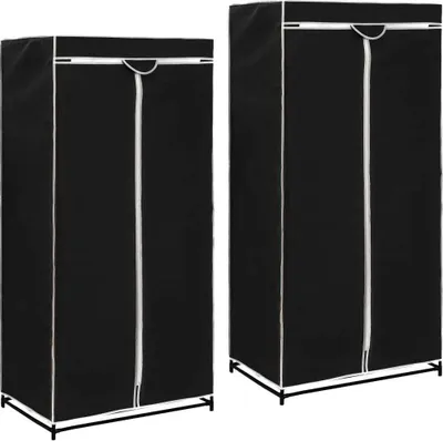 Produktbild von "2026 Moderne"Kleiderschränke 2er-set Stylishces - Garderobenschrank,Schwarz 75×50×160cm - Kleiderschränke DEMöbel701842