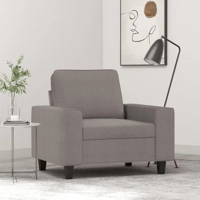 Produktbild von Sessel aus Stoff in Taupe mit 60 cm Sitzbreite