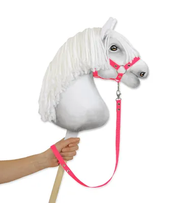 Produktbild von Hobby Horse Gurtband Leine - neon pink