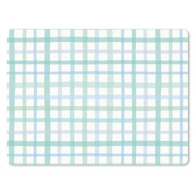 Produktbild von MuchoWow® Mauspad Mousepad Pastell - Muster - Blau 23x19 cm - Mousepads - Maus Mat - Pad - Mausunterlage - Schreibtischunterlage - Mauspad