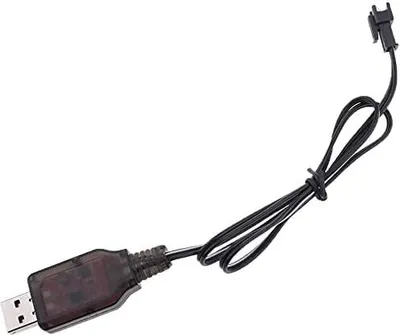 Produktbild von USB Ladegerät Kabel SM-2P 250mAh | Für 7.2V Ni-Mh RC Auto und RC Hubschrauber Batterien | Hohe Qualität, Schnellladung, Über 18 Minuten Spielzeit