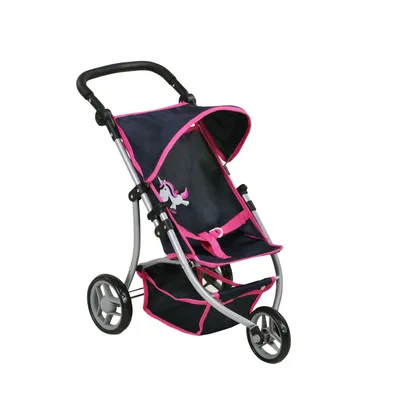 Obrázek produktu pro Kočárek pro panenky Jogger Lio - UMA. Jednorožec modrý