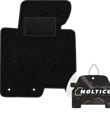 Immagine prodotto di moto-MOLTICO tappetino conducente auto velours lato conducente tappetini auto nero tappetino conducente 1 pezzo adatto per Hyundai i40 2011-2019