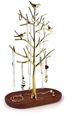 Produktbild von Gross und Klein-Gravur-Set, groß, gold, Holz, Ringe, Ohrringe, Ketten, Armbänder, Wohnzimmer, Badezimmer, Büro.