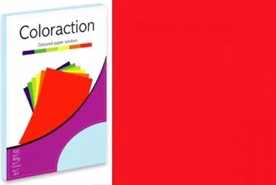 Obrázok produktu pre Papír xerografický A4 Coloraction 80 g, Chile jahodově červený, 500 listů
