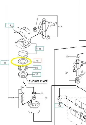 Image de Plaque K62/66 Husqvarna 535414689