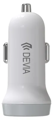 Immagine prodotto di Devia Caricabatterie per Auto Smart 2 USB, 3,1A, Bianco